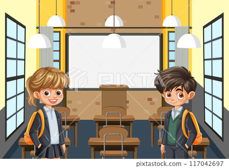 Students in a Classroom 117042697