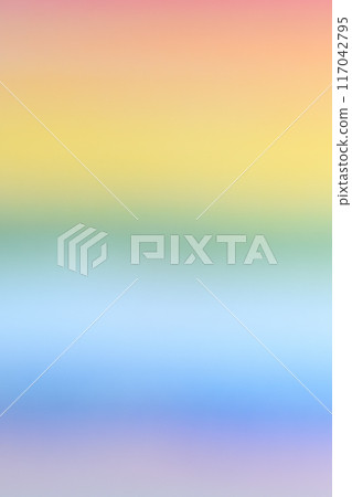 日本紙製成的彩虹圖像[背景資料] 117042795