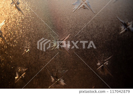Patterned glass, night sky, Showa, retro Patterned glass, night sky, Showa, retro 117042879