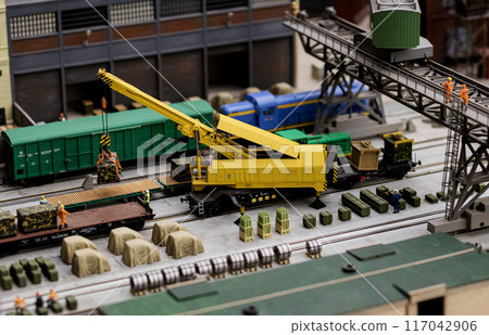 Miniature excavator model toy Miniature excavator model toy 117042906