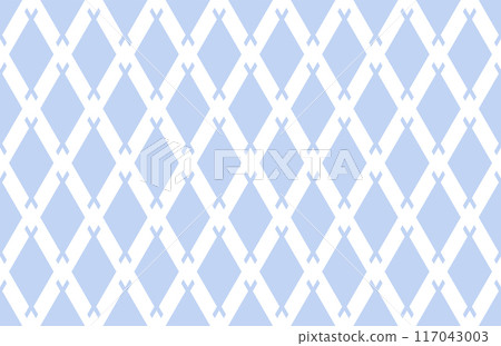 Seamless Geometric Light Blue Diamonds Pattern. 117043003