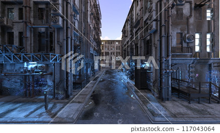 ruined city 117043064