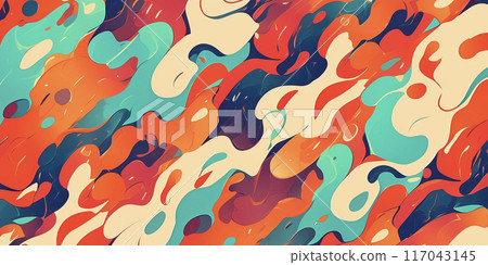 復古抽象繪畫背景AI圖像 復古抽象繪畫背景AI圖像 117043145