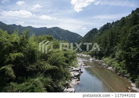 Japanese countryside: Scenery with clear streams Japanese countryside: Scenery with clear streams 117044102