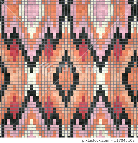 Mosaic tiles vector background 177 Mosaic tiles vector background 177 117045102
