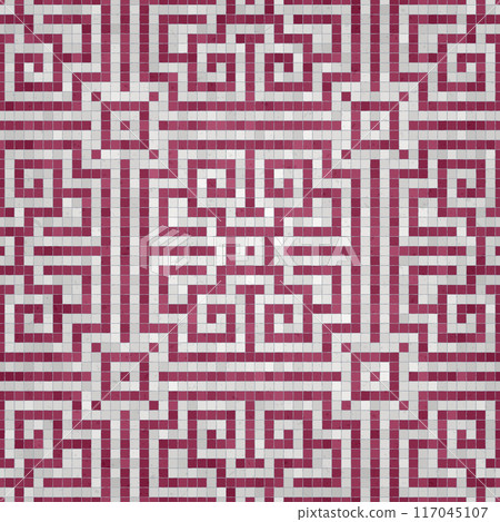 Mosaic tiles vector background 182 117045107