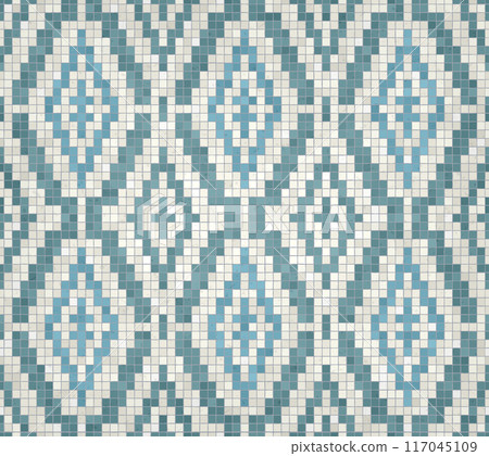 Mosaic tiles vector background 184 117045109