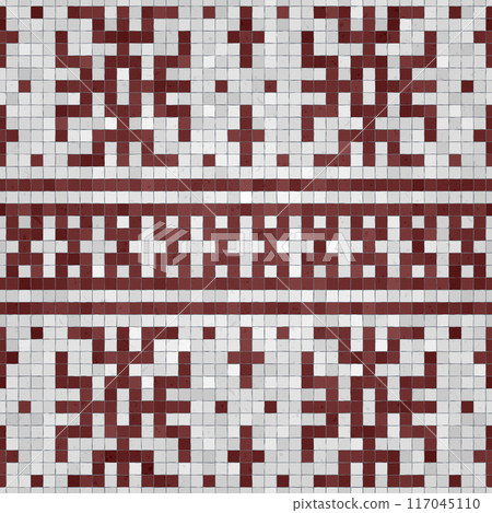 Mosaic tiles vector background 185 117045110