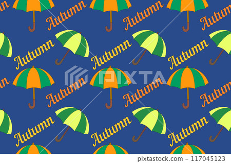 Colorful Autumn Umbrella Pattern Colorful Autumn Umbrella Pattern 117045123
