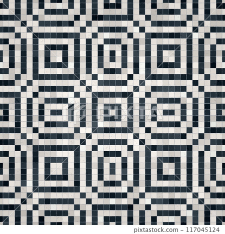 Mosaic tiles vector background 195 Mosaic tiles vector background 195 117045124