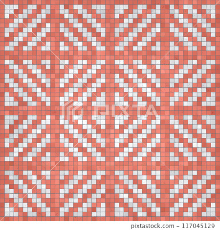 Mosaic tiles vector background 197 Mosaic tiles vector background 197 117045129