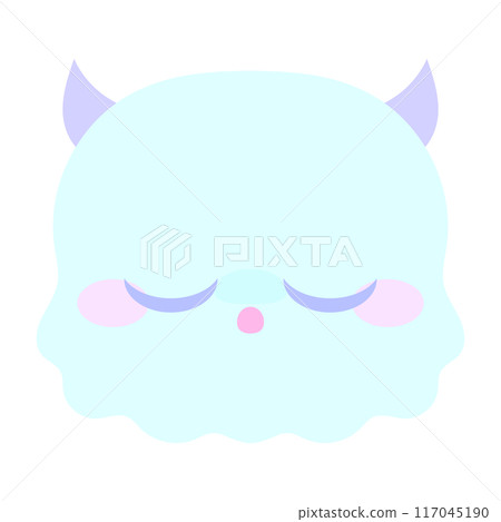 Ramune slime ghost sleeping soundly 117045190