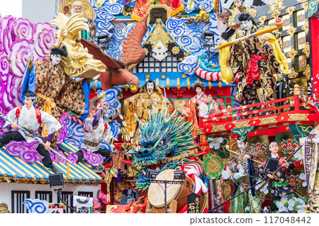 "Aomori Prefecture" Gorgeous float competition Hachinohe Sansha Taisai Summer "Aomori Prefecture" Gorgeous float competition Hachinohe Sansha Taisai Summer 117048442