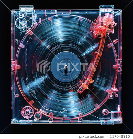 轉盤骨架DJ電子線霓虹燈 117048510