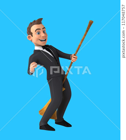 Fun 3D cartoon character Fun 3D cartoon character 117048757