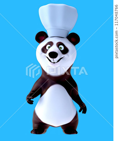 Fun 3D cartoon character 117048766