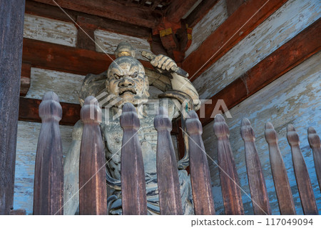 京都市右京區仁和寺二王門的金剛力士像阿加塔 117049094