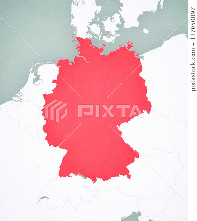 Map of Germany 117050097