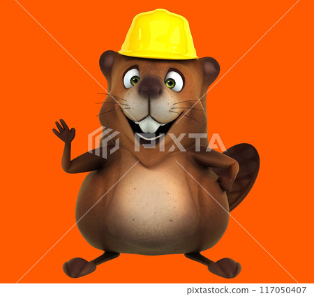 Fun 3D cartoon character Fun 3D cartoon character 117050407