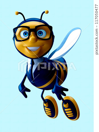 Fun 3D cartoon character Fun 3D cartoon character 117050477