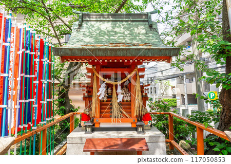 大阪市天王寺區東高津町、東高津宮、雪江社、岩船稻荷神社 117050853