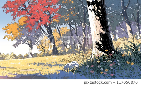 秋葉林間小路 117050876