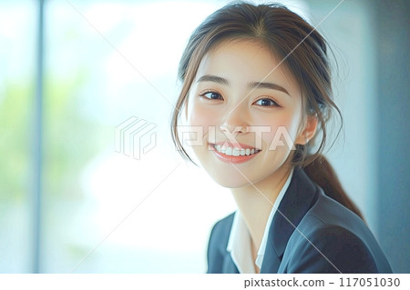 Woman working in an office / businesswoman "AI generated image" 117051030