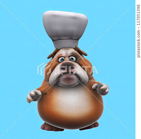 Fun 3D cartoon character Fun 3D cartoon character 117051398