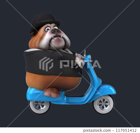 Fun 3D cartoon character Fun 3D cartoon character 117051412