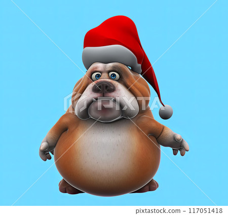 Fun 3D cartoon  character 117051418