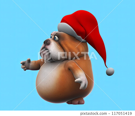 Fun 3D cartoon character Fun 3D cartoon character 117051419