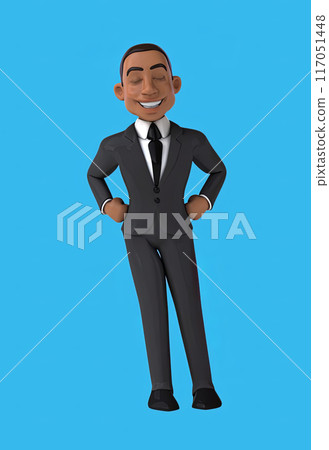 Fun 3D cartoon character Fun 3D cartoon character 117051448