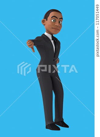 Fun 3D cartoon character Fun 3D cartoon character 117051449
