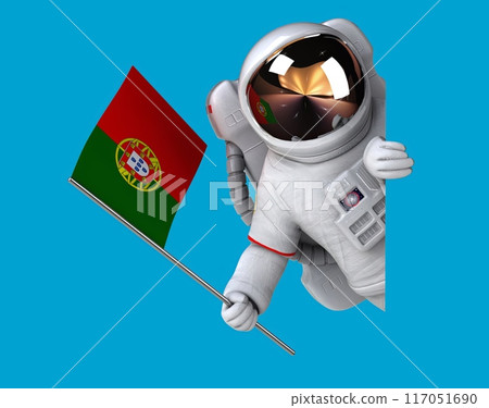 Fun 3D cartoon character Fun 3D cartoon character 117051690