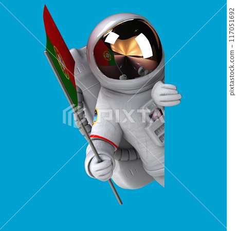 Fun 3D cartoon character Fun 3D cartoon character 117051692