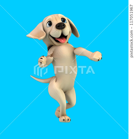 Fun 3d cartoon character Fun 3d cartoon character 117051967