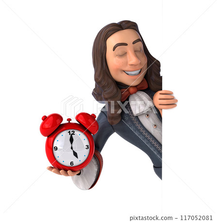 Fun 3D cartoon character 117052081