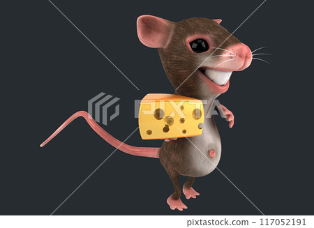 Fun 3D cartoon character Fun 3D cartoon character 117052191