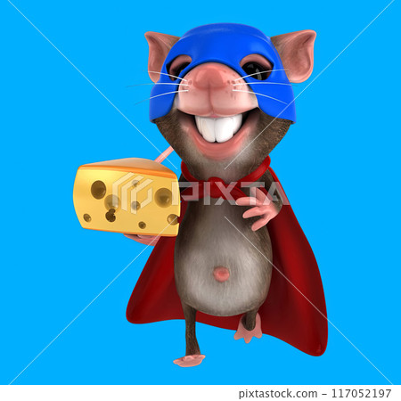Fun 3D cartoon character Fun 3D cartoon character 117052197