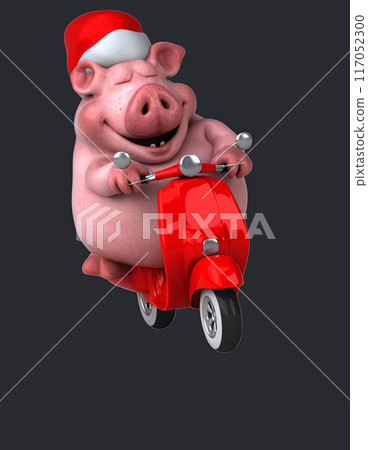 Fun 3D cartoon character Fun 3D cartoon character 117052300