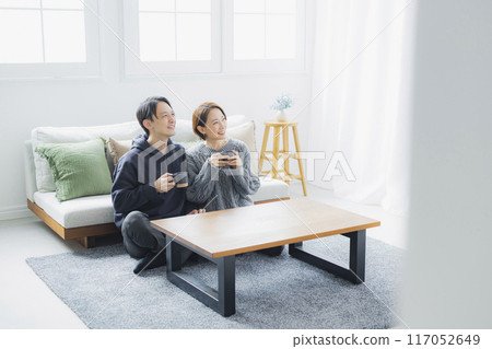 情侶喝茶 117052649