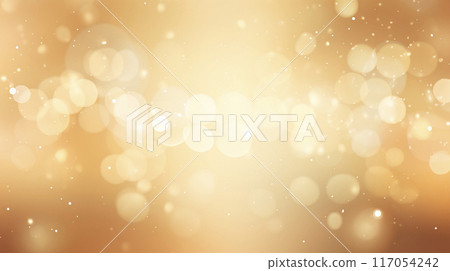 beige holiday background with Christmas transparent spots glare and shine glitter. New year design beige holiday background with Christmas transparent spots glare and shine glitter. New year design 117054242