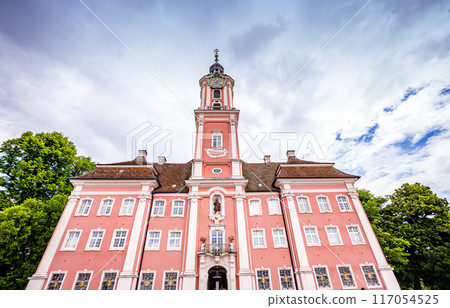 interiors of Birnau basilica, bavaria, germany interiors of Birnau basilica, bavaria, germany 117054525