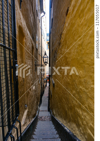 瑞典斯德哥爾摩世界上最窄的小巷(Marten Trotsig Alley) 瑞典斯德哥爾摩世界上最窄的小巷(Marten Trotsig Alley) 117055017