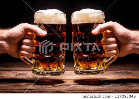 Cheers to Good Times: Friends Enjoying Beers Cheers to Good Times: Friends Enjoying Beers 117055049