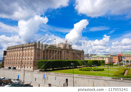 parliament building stockholm sweden 117055241