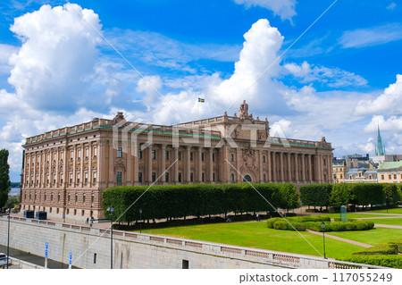 parliament building stockholm sweden 117055249