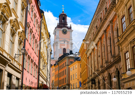 瑞典斯德哥爾摩老城格姆拉斯坦的城市景觀 117055259