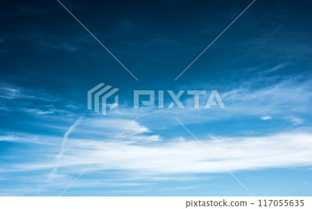 blue Beautiful sky blue Beautiful sky 117055635