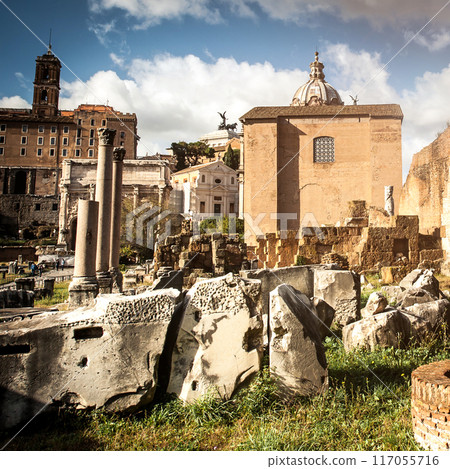 roman forum roman forum 117055716